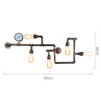 Retro Pipe Wall Lamp | Industrial Nordic Design for Home, Bar, Dining Room