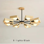 Windmill Wooden Chandelier - LED Loft Industrial Lighting for Home Decor