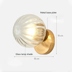 Glass Ball Wall Lamp: Modern Minimalist Nordic Style, Luxury Bedroom Lighting