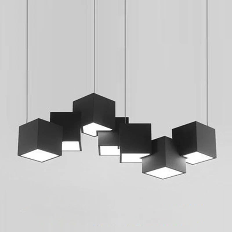 Magic Cube LED Pendant Light for Dining & Living Room by Samsarah Lighting