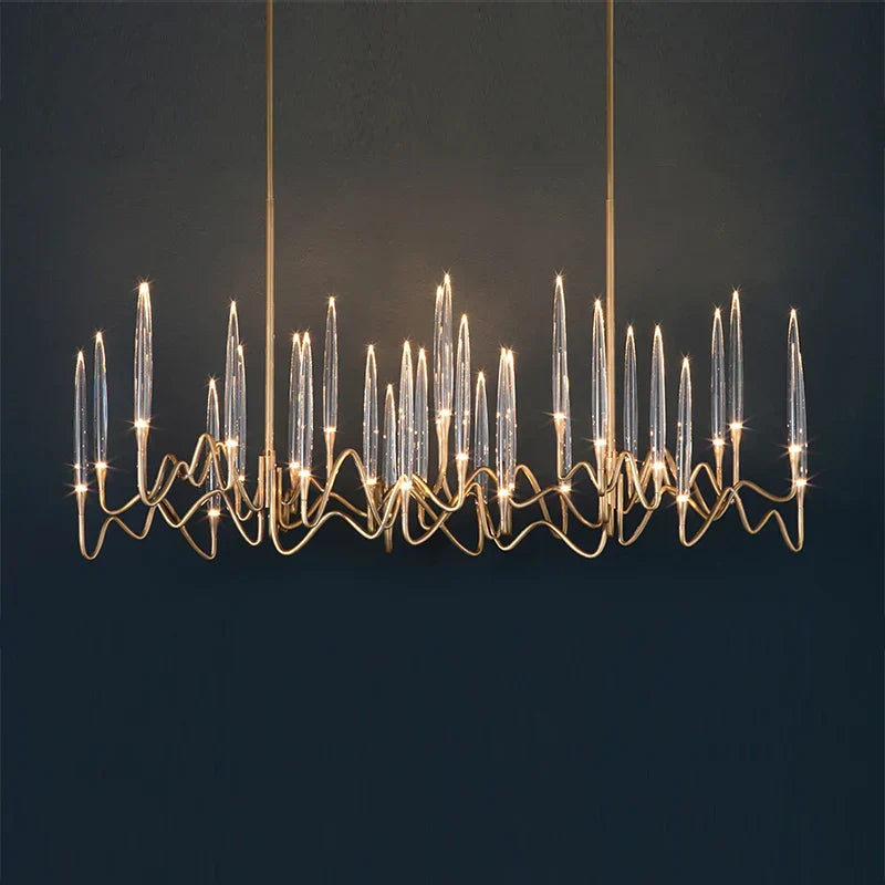 Crystal LED Chandelier: Nordic Luxury Tree Branch Design for Wedding Decor Villas & LOFTs