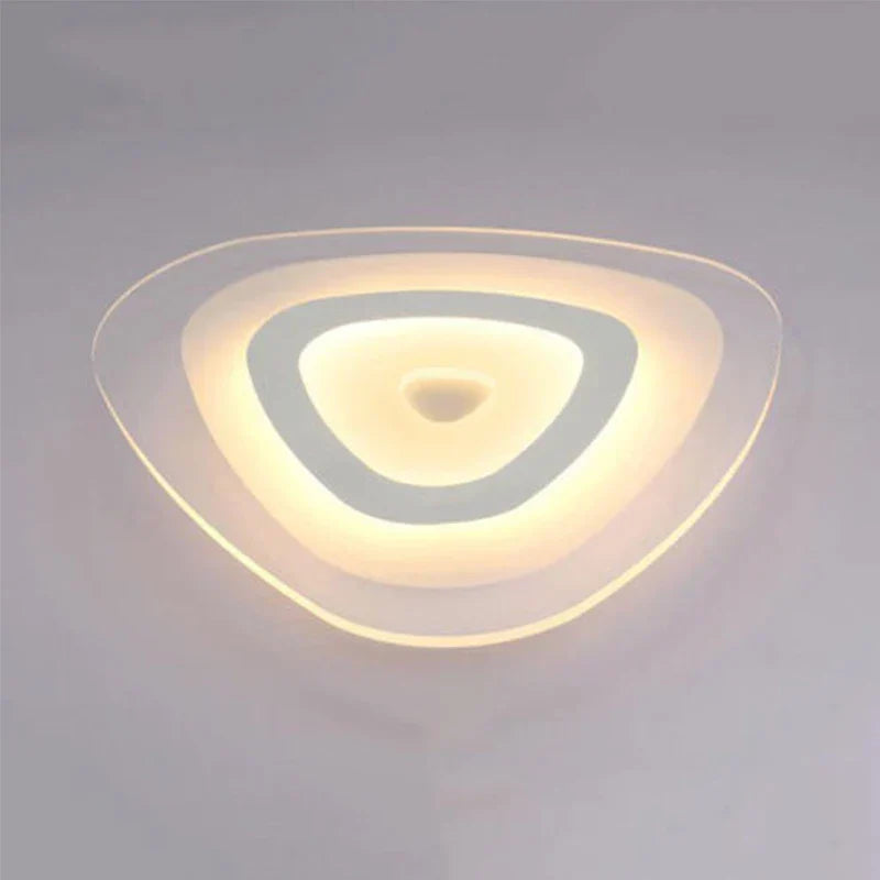 Triangle LED Ceiling Light | Modern Acrylic Lamparas de Techo Fixtures