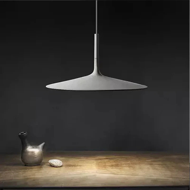 Nordic Scandinavian Pendant Light Metal Suspension Saucer Lamp