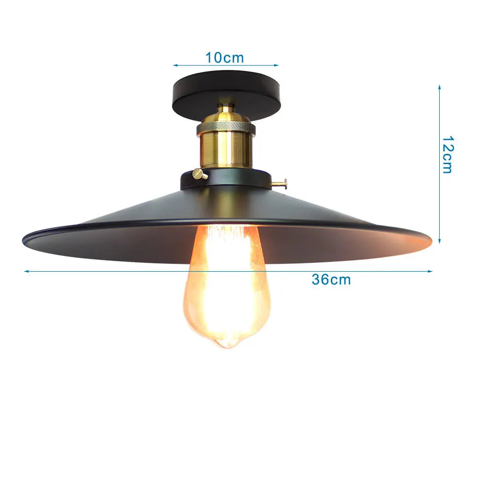 Vintage Industrial LED Ceiling Light for Home Kitchen Bar Lighting