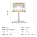 Crystal Table Lamp: Nordic Light Luxury Design for Bedroom Bedside