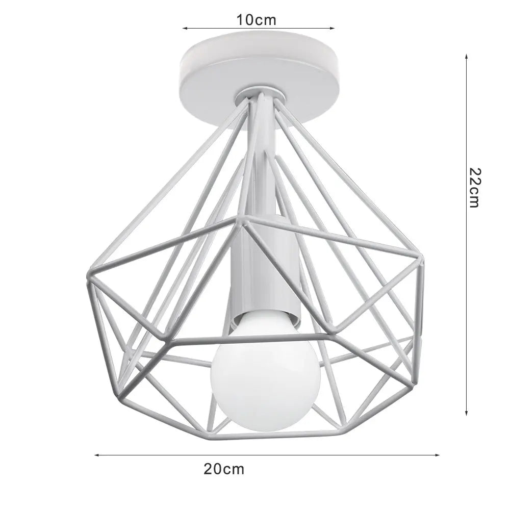 Nordic Industrial LED Ceiling Lights for Home Bedroom Living Room Kitchen