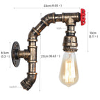 Rustic Edison Bulb Wall Sconces for Home Lighting Fixture