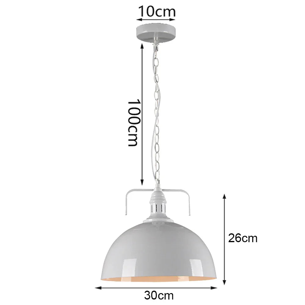 Loft Pendant Light Iron Chanderlier LED E27 Bar Living Room Decor