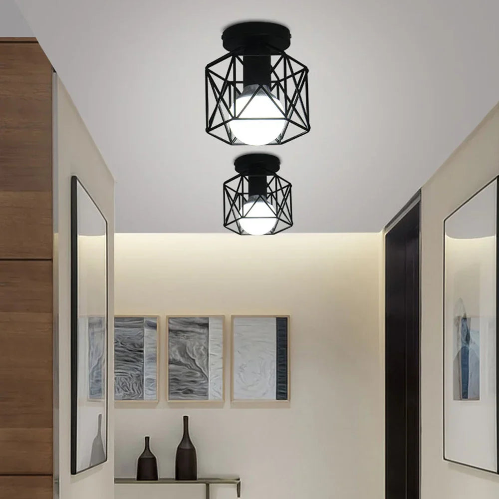 Retro Vintage Ceiling Chandelier for Home Living Room Decor