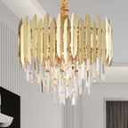 Crystal Chandelier: Modern Dining Room Lighting for Bedroom, Villa, 2024 New Collection