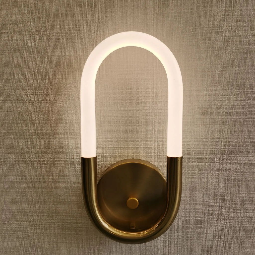 Acrylic Ring LED Wall Lamp for Modern Indoor Decor, Living Room Bedroom Lighting