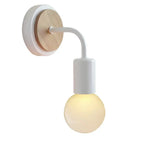 Modern Nordic Wooden Sconce Wall Lamp Indoor Home Light Fixture