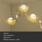 Bird's Nest LED Pendant Light for Dining Room, Cafe, Bar, Restaurant Decor