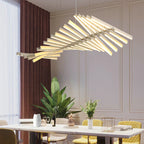 Modern LED Chandelier with Dimmable Control - Stylish Lighting for Home and Hotel