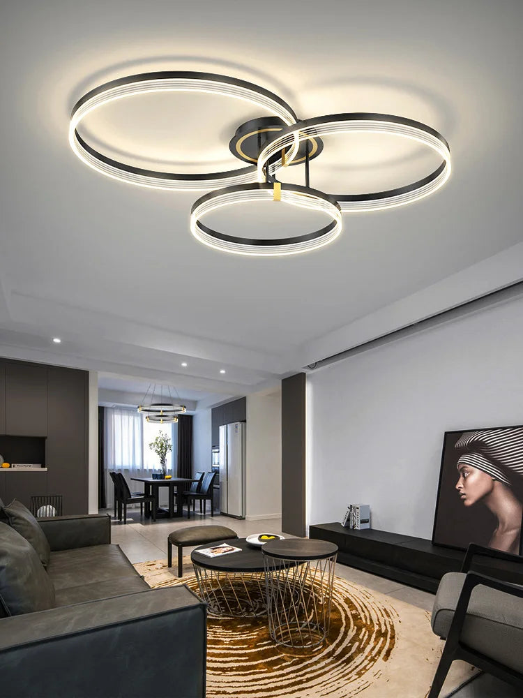Nordic Light Luxury Foyer Ceiling Lamp - Modern, Simple, Elegant Lighting