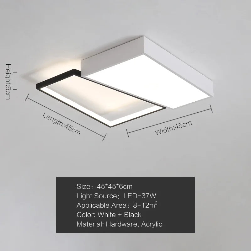 Bedroom Lamp Ceiling Light Modern Simple Luxury Nordic Style