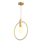 Metal LED Pendant Light: Modern Minimalist Hanging Lamp for Stylish Home Decor