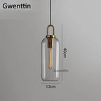 Luxe Glass Ball Pendant Lights: LED Nordic Hanging Lamp for Home Art Decor