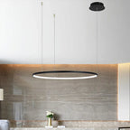 Circular LED Chandelier: Modern Circle Lights for Interior Lighting Engineering