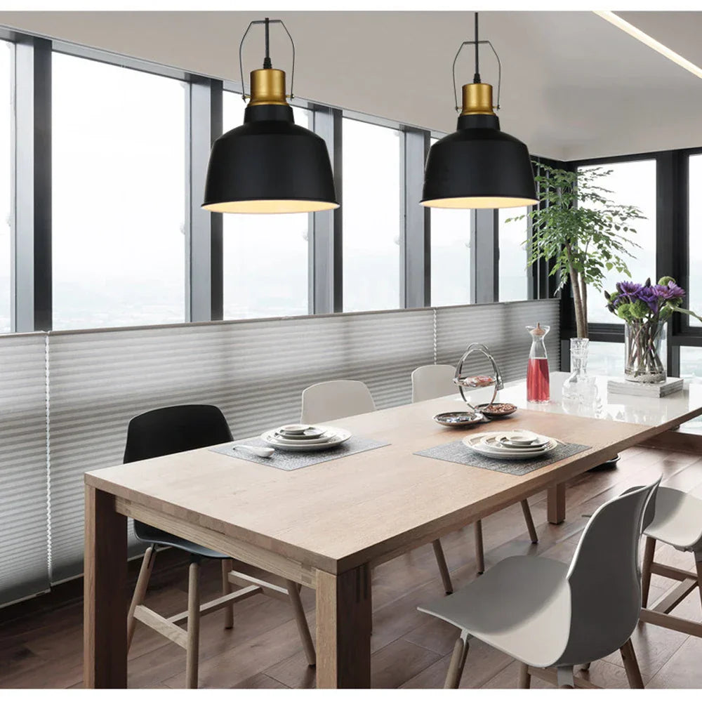 Retro Industrial Pendant Light Nordic Restaurant Hanging Lamp Vintage Fixture