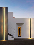 Outdoor Wall Light: Waterproof Aluminum Wall Lamp with Remote Control