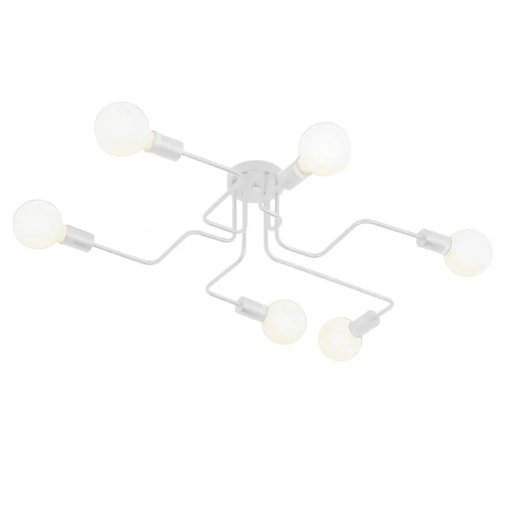 Vintage Wrought Iron Ceiling Lights Chandelier for Home Living Room Décor