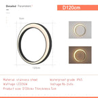 Stainless Steel Moon Lamp for Street Garden, IP65 Waterproof, Outdoor Sconce