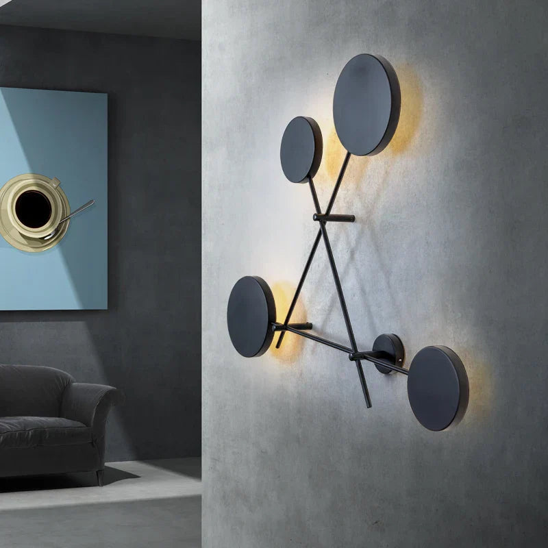Adjustable Rotating LED Wall Sconce with Switch, Modern Stair Hallway Fixture