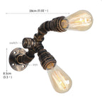 Rustic Edison Bulb Wall Sconces for Home Lighting Fixture