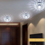 Modern Crystal Ceiling Lights for Elegant Living Room and Corridor Lighting