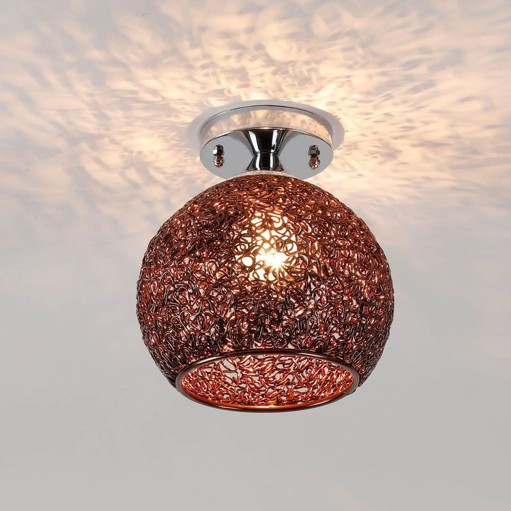 Glass Ball LED Ceiling Lights for Home Decor and Minimalist Living Rooms