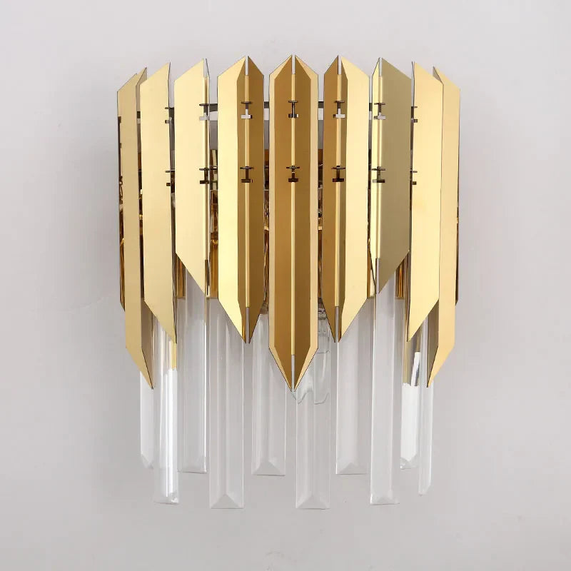 Crystal Wall Lamp: Wireless Charging Light for Bedroom, Aisle, Staircase