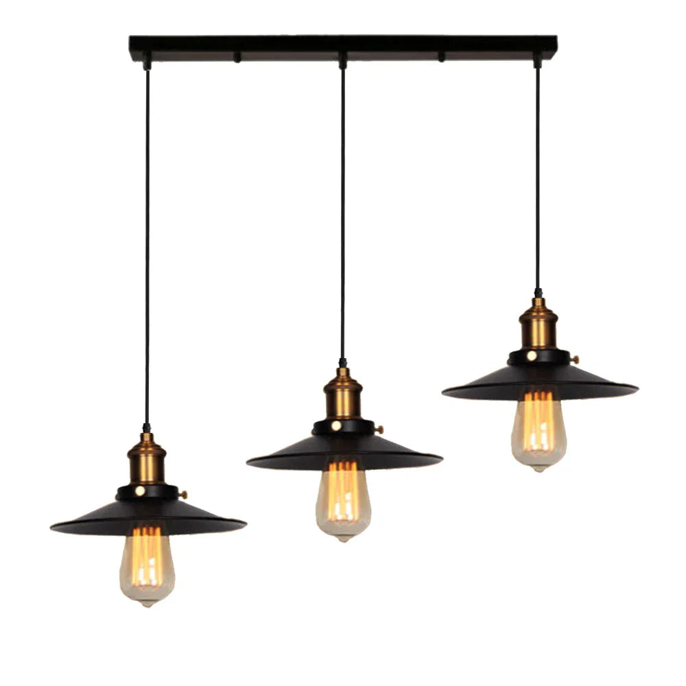 Modern Black Cage LED Pendant Light for Home & Commercial Lighting