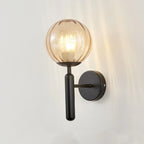 Glass Nordic Bedroom Wall Lamp Gold Black Interior Led Lighted Decoration
