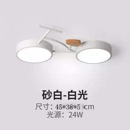 Kids LED Ceiling Lamp 3 Color Temperature, Nordic Design for Children's Room