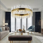 Luxury LED Crystal Chandelier for Living Room & Restaurant Décor