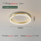 Nordic Light Luxury Foyer Ceiling Lamp - Modern, Simple, Elegant Lighting