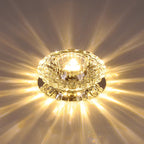 Modern Crystal Ceiling Lights for Elegant Living Room and Corridor Lighting