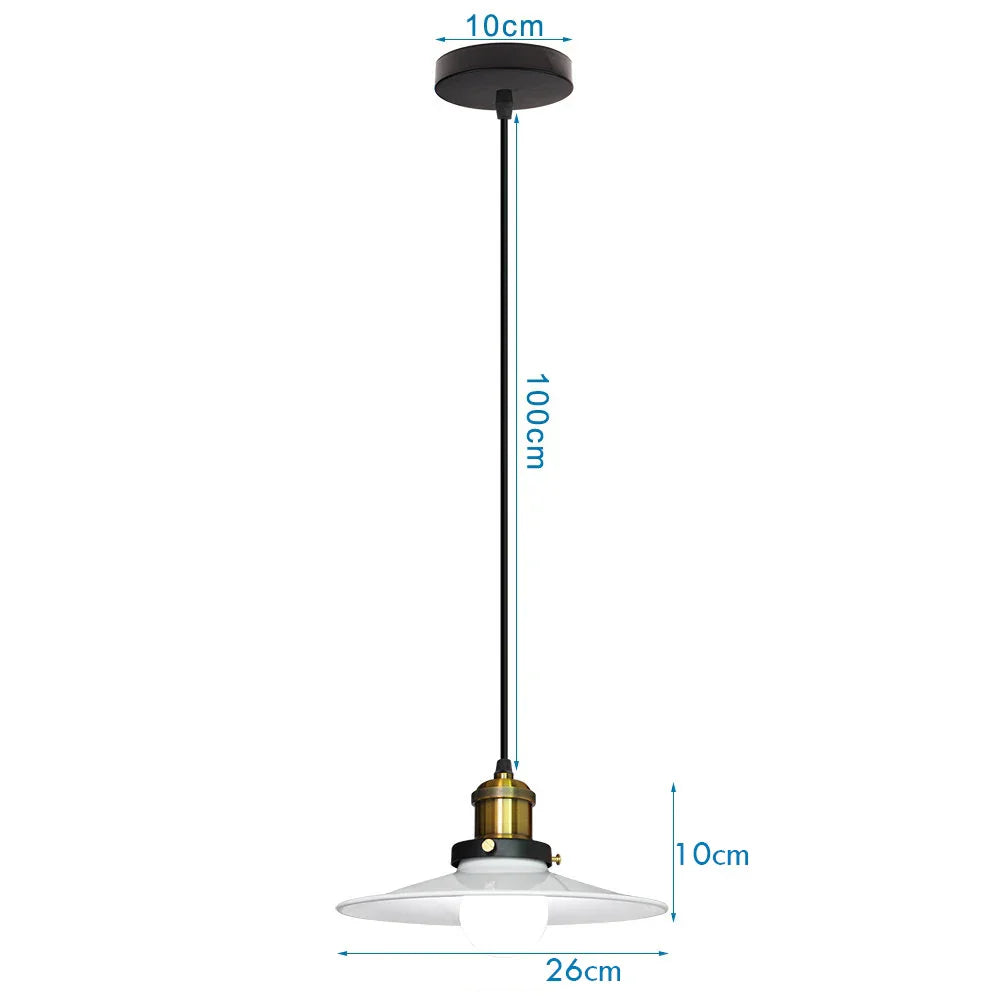 Industrial Pendant Light - Vintage Retro Chandelier LED Ceiling Lamp