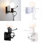 Creative LED Wall Light Indoor Wall Sconce Modern Art Decor Iron E27