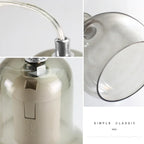 Glass Pendant Light: Modern Nordic E27 LED Hanging Lamp for Indoor Decoration
