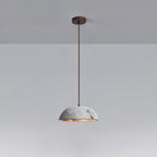 Half Dome Vintage Ceramic Pendant Lamp