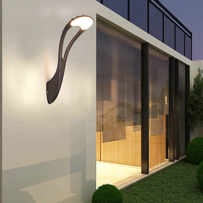 LED Outdoor Wall Lamp | Modern IP65 Waterproof Sconce for Garden, Balcony, Courtyard