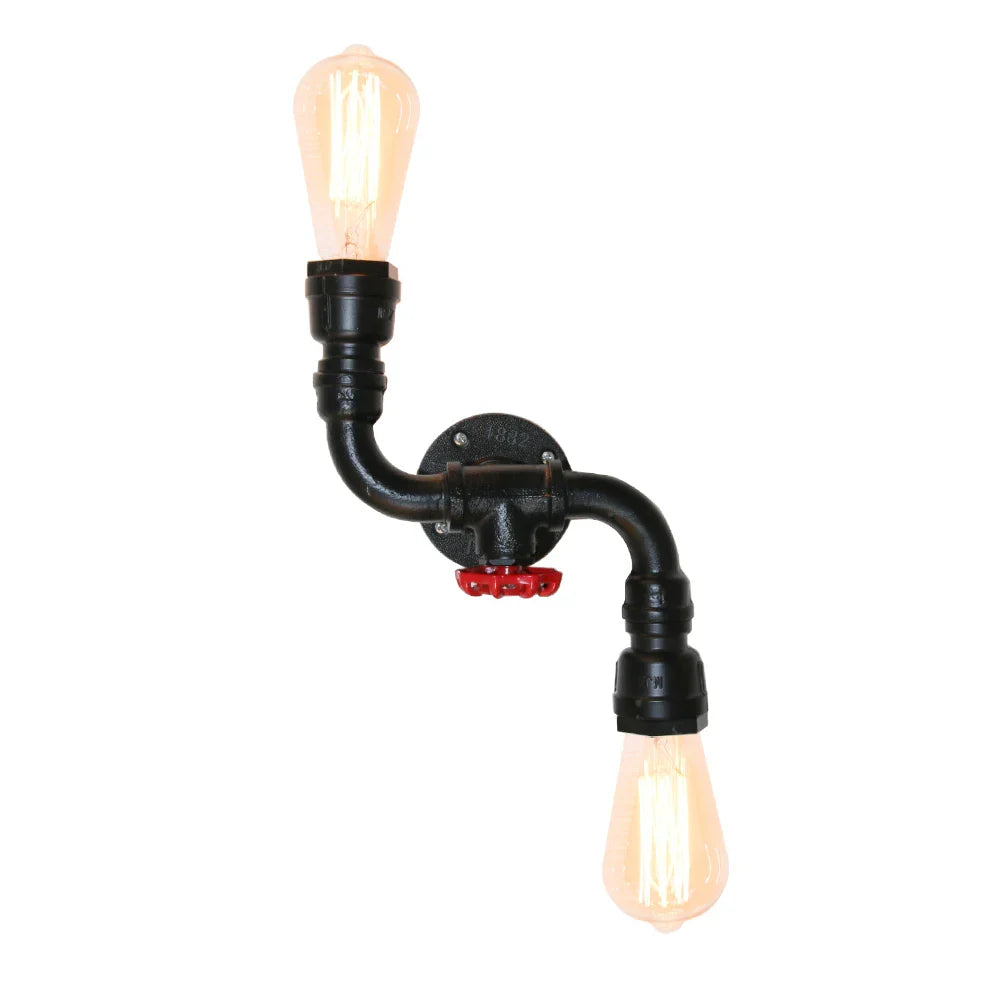Industrial Water Pipe LED Wall Lamp for Home Decor