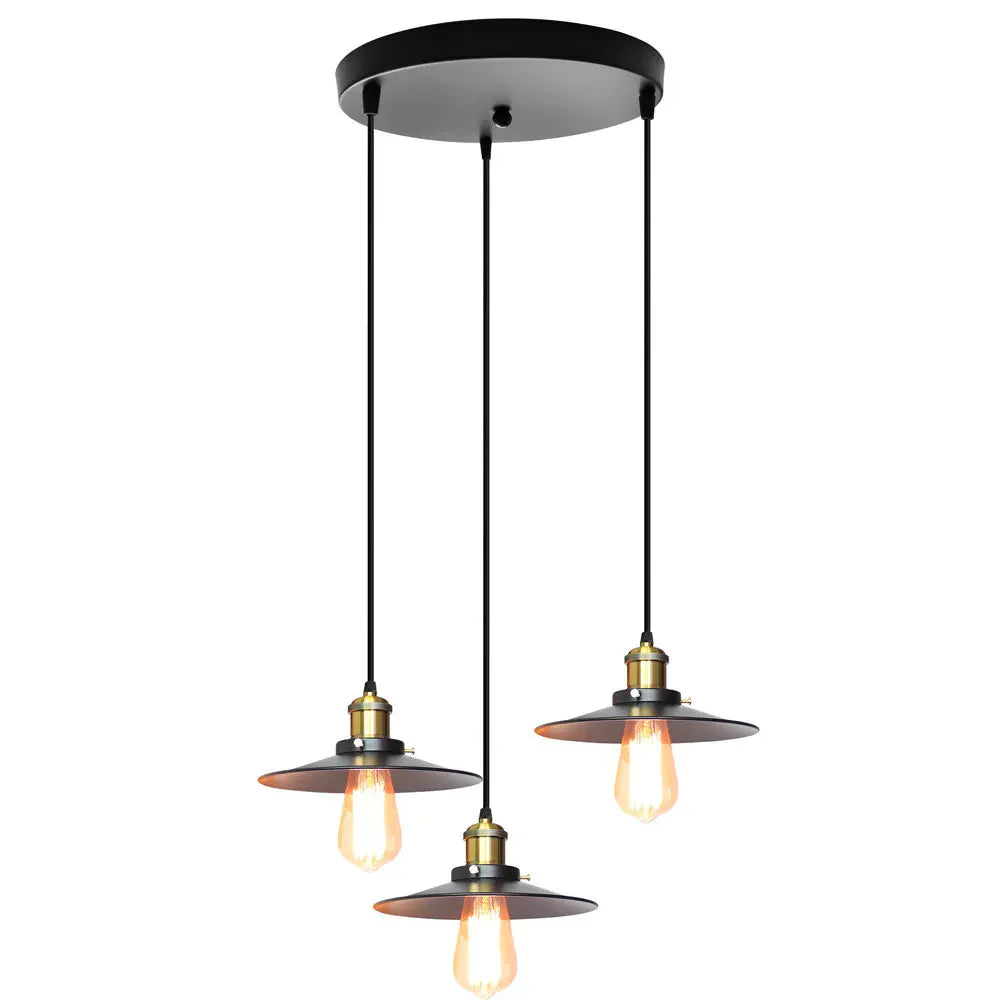 Retro Industrial Pendant Chandelier LED Ceiling Lamps for Kitchen Living Room