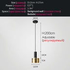 Modern Minimalist Chandelier for Bedroom, Living Room, or Bar