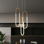 Gold Pendant Lights Energy Saving for Living Room Hanglamp