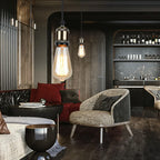 Vintage E27 Socket Pendant Lights with Edison Bulb Lamp Bases