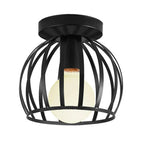 Vintage Industrial LED Ceiling Light Shade for Living Room Kitchen Cage Home Decor