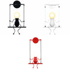 Creative LED Wall Light Indoor Wall Sconce Modern Art Decor Iron E27